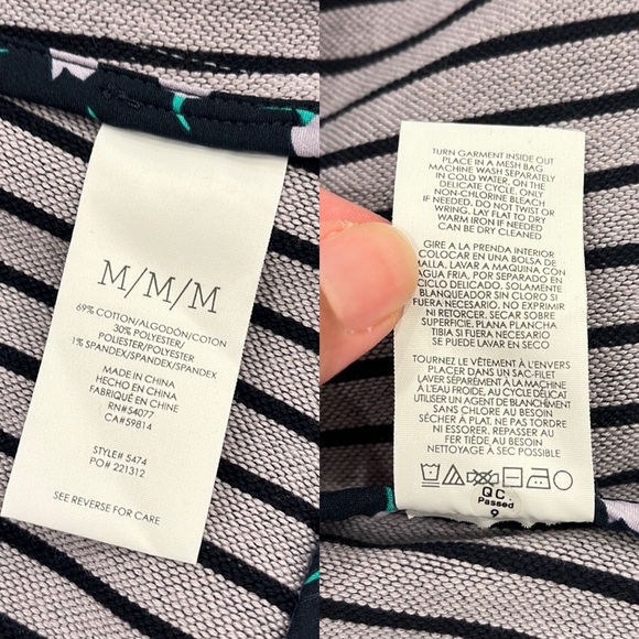 CAbi Striped Car Coat Long Blazer Jacket - Picture 15 of 16